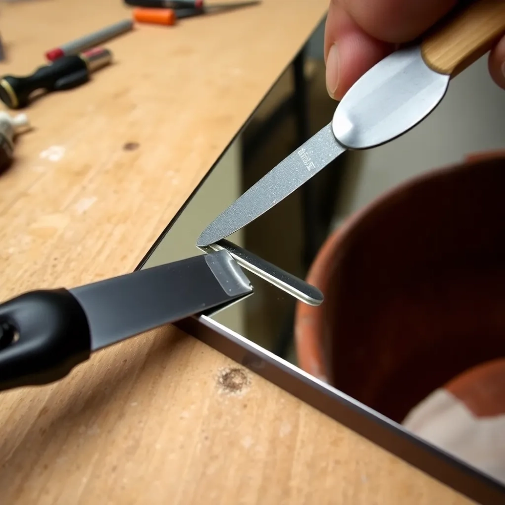 Jak odkleić lustro od płyty wiórowej