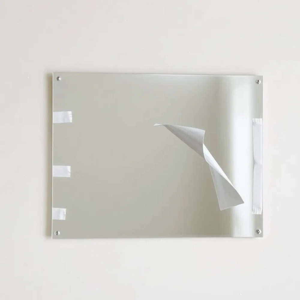 Jak odkleić lustro przyklejone klejem montażowym