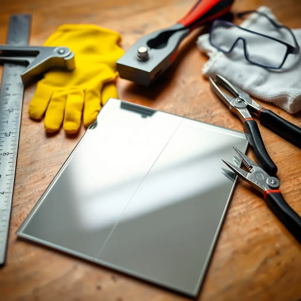 Jak przyciąć lustro w domu