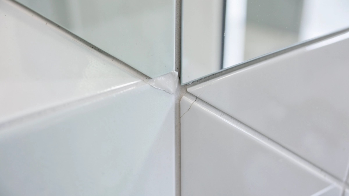 lustro wklejane w płytki