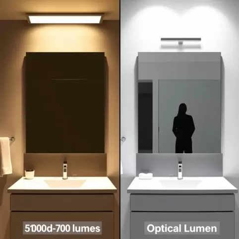 Ile lumenów do łazienki nad lustro