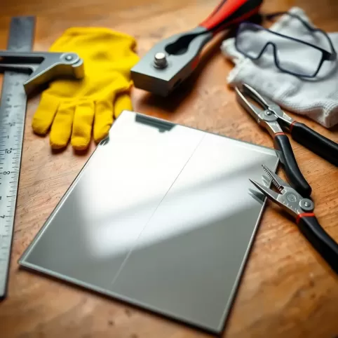 Jak przyciąć lustro w domu