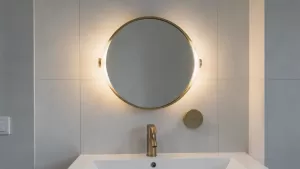 lampa nad lustro okrągłe