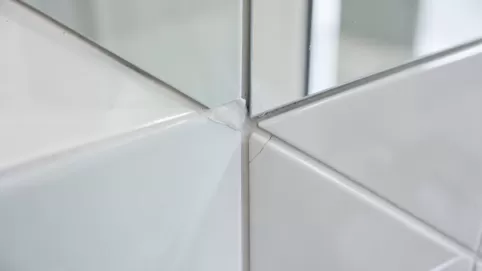 lustro wklejane w płytki