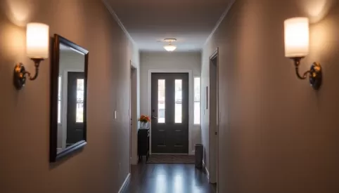 Na jakiej wysokości powiesić lustro w przedpokoju