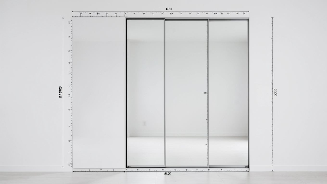Wymiary drzwi przesuwnych z lustrem